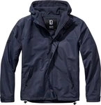 Brandit Motorradjacke Windbreaker Frontzip Jacke wasserabweisend rei&szlig;verschluss
