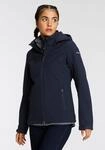 Softshelljacke ICEPEAK "ICEPEAK BRENHAM", Damen, Gr. 42, blau (marine), Softshell,