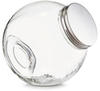 Zeller Present Vorratsglas Vorratsglas Candy, Glas/Edelstahl 410, 2200 ml,