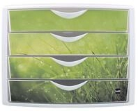 HELIT Schubladenbox the chameleon, mit 4 Schubladen, geschlossen, stapelbar