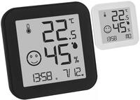 TFA Dostmann Raumthermometer Digitales Thermo-Hygrometer TFA 30.5054 Black &...