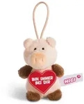 Nici Pl&uuml;schfigur Nici 44867 Kuscheltier Schwein Bin immer bei dir 8cm mit