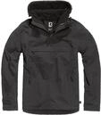 Funktionsjacke BRANDIT "Windbreaker", Gr. L, schwarz, Obermaterial: 100% Polyester