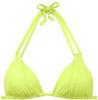 s.Oliver Triangel-Bikini-Top Spain, mit Raffung und Doppelträger, grün