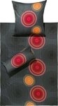 REDBEST Bettw&auml;sche Bettw&auml;sche, Mako-Satin, Satin Kreise/Ornamente