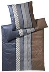 JOOP! Bettw&auml;sche Cornflower Stripes, 100% Baumwolle in samtweicher Mako Satin