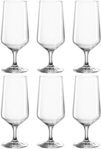 LEONARDO Bierglas PUCCINI, 6-tlg., Kristallglas, 410 ml, 6-teilig
