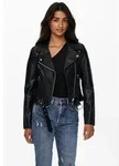 ONLY Lederimitatjacke ONLVERA FAUX LEATHER BIKER CC OTW mit Biker Details...