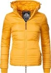 Marikoo Winterjacke Sole modisch taillierte Damen Steppjacke f&uuml;r den Winter