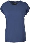 URBAN CLASSICS Kurzarmshirt Urban Classics Damen Ladies Extended Shoulder Tee...