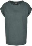 URBAN CLASSICS Kurzarmshirt Urban Classics Damen Ladies Extended Shoulder Tee (1-tlg)