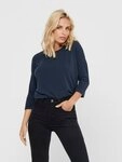 ONLY 3/4-Arm-Shirt ONLGLAMOUR 3/4 TOP JRS NOOS Materialmix, loose fit