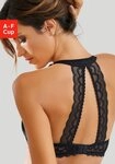 LASCANA Neckholder-BH, Schalen-BH, Spitzen-BH, mit Spitzenr&uuml;cken und