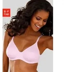 LASCANA T-Shirt-BH perfect basic mit B&uuml;gel, aus seidiger Microfaser, gro&szlig;e