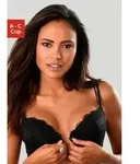 LASCANA Push-up-BH, BH mit B&uuml;gel, Spitzen-BH mit praktischem Vorderverschluss,...