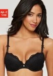 LASCANA Push-up-BH mit Jacquardspitze und herausnehmbaren Kissen, Dessous
