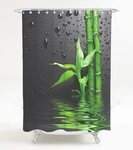 Sanilo Duschvorhang Virella 180 x 200 cm, 100% wasserdicht, Anti-Schimmel-Effekt,