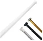 Sanilo Duschvorhangstange 90 - 160 cm oder 120 - 220 cm in schwarz, gold, wei&szlig;,