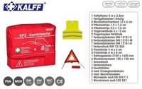 Kalff Warndreieck KALFF&reg; KFZ-Kombitasche Trio &ndash; inkl. Warnweste und Warndreieck,