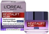 L'OR&Eacute;AL PARIS Nachtcreme REVITALIFT FILLER ANTI-AGE PFLEGE NACHT, mit