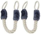 relaxdays T&uuml;rstopper T&uuml;rkordel Klemmschutz 2er Set (2 St)