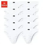 H.I.S Slip M&auml;nner Unterhose (Packung, 10-St) in Unifarben wei&szlig; 7 (XL)
