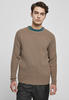 URBAN CLASSICS Rundhalspullover Urban Classics Herren Ribbed Raglan Sweater (1-tlg)