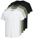 Jack & Jones Rundhalsshirt JORJXJ im 5er Pack mit Rundhals und angenehmem