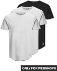 Jack & Jones Rundhalsshirt JJENOA TEE SS CREW NECK 3PK MP NOOS (Packung, 3-tlg.,
