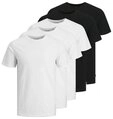 Jack & Jones T-Shirt JJEORGANIC BASIC TEE SS O-NE 5PK MP NOOS (Packung, 5-tlg.,