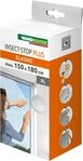 Windhager Fliegengitter-Gewebe Plus f&uuml;r Fenster, Klettband Insektenschutz ohne