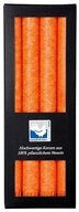 Hahn Kerzenfarm Tafelkerze Stearin Stabkerze Set - orange