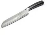 KLAMER Damastmesser Premium Santoku Messer echter japanischer Stahl 18 cm...