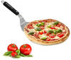 Relaxdays Pizzaschieber mit Holzgriff, rund, aufhängen, Schaufel BxT:...