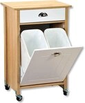 KESPER&reg; K&uuml;chenwagen Rollwagen inkl. Abfalleimer