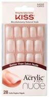 Kiss Kunstfingern&auml;gel Salon Acrylic Hautfarbe French Nails - Cashmere