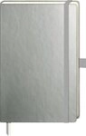 BRUNNEN Formularblock Notizbuch Kompagnon Metallic 12,5 x 19,5 cm dotted anthrazit
