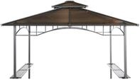 Grasekamp Pavillon Ersatzdach BBQ Hardtop 1,5x2,4m