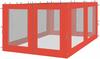 QUICK STAR Seitenteile für Pavillon Rank 300 x 400 cm rot
