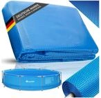 tectake Pool-Abdeckplane Pool-Solarfolie, platzsparend verstaubar, Durchmesser 250 cm