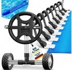 tillvex Pool-Abdeckplane Pool Aufroller 3-5,70 m mit Vollgummireifen inkl.