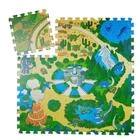 relaxdays Spielmatte Puzzlematte Dinosaurier (9-St)