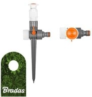 Bradas Kreisregner Impulsregner 90m&sup2; Rasensprenger 0-360&deg; WHITE LINE