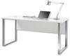 BEGA OFFICE Schreibtisch Office Lux, in Lichtgrau, Home Office Desk mit U...