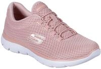 Slip-On Sneaker SKECHERS "Summits", Damen, Gr. 38, rosa, Synthetik, Textil, Schuhe