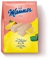 Manner Kekse, Manner knusprige Waffelschnitten mit Zitronencremef&uuml;llung 400g