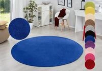 HANSE Home Teppich Fancy, rund, H&ouml;he: 7 mm, Kurzflor, Weich, Einfarbig,...