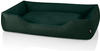 BedDog Tierbett Hundebett ZARA mit Rand, Bezug abnehmbar grün 85 cm x 120 cm