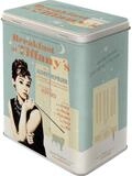 Nostalgic-Art Vorratsdose Vorratsdose L - Celebrities - Breakfast at Tiffany's Blue