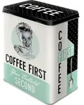 Nostalgic-Art Vorratsdose Kaffeedose Blechdose - Coffee First